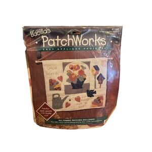 Bucilla PatchWorks Easy Applique Kit 41150 Friendship Sampler Grannycore Cottage